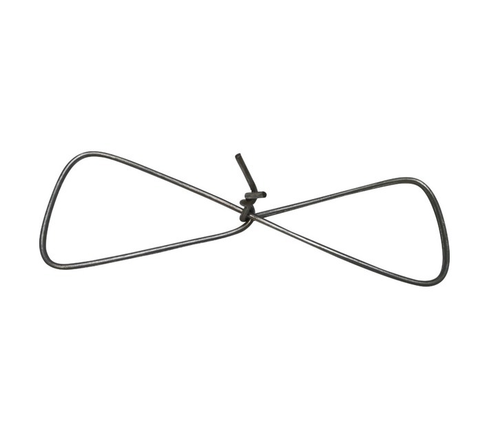 Butterfly ties for cavity wall construction